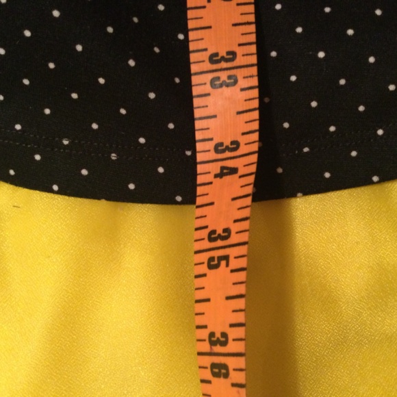 H & M Black Dress with White Polka dots and Crisscross back strap - Picture 6 of 12